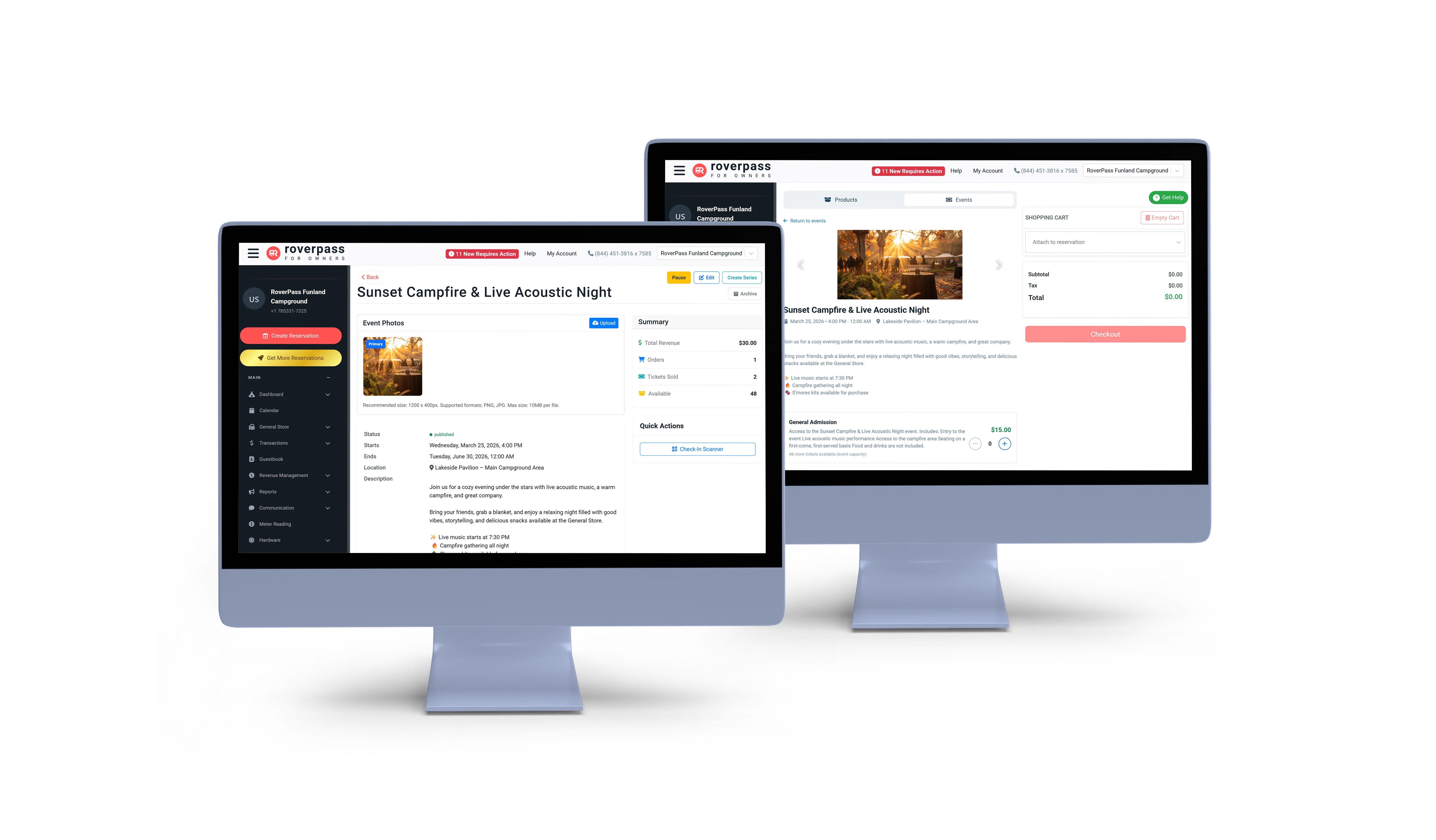 RoverPass Ticketing event management