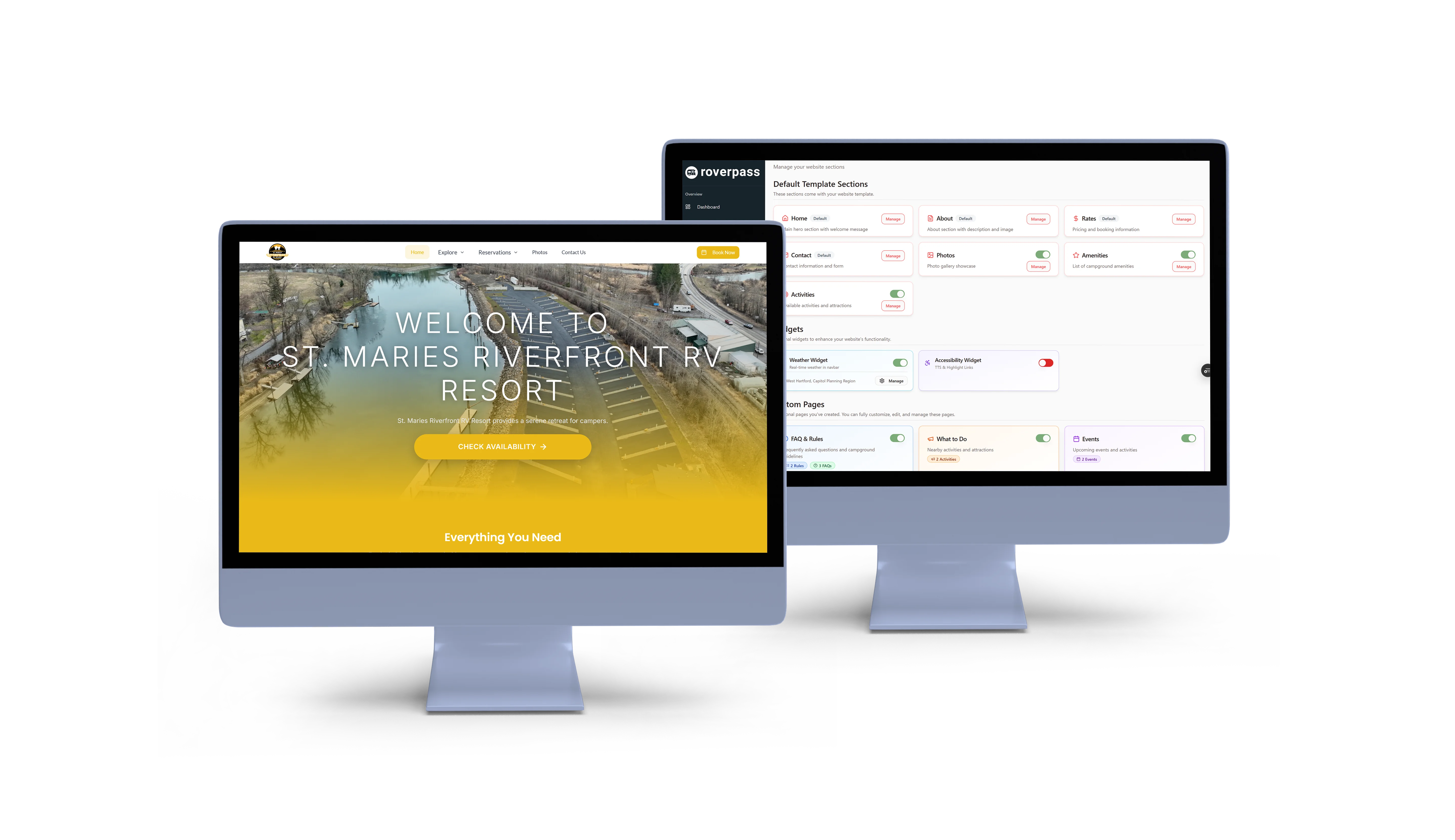 RoverPass Website Builder